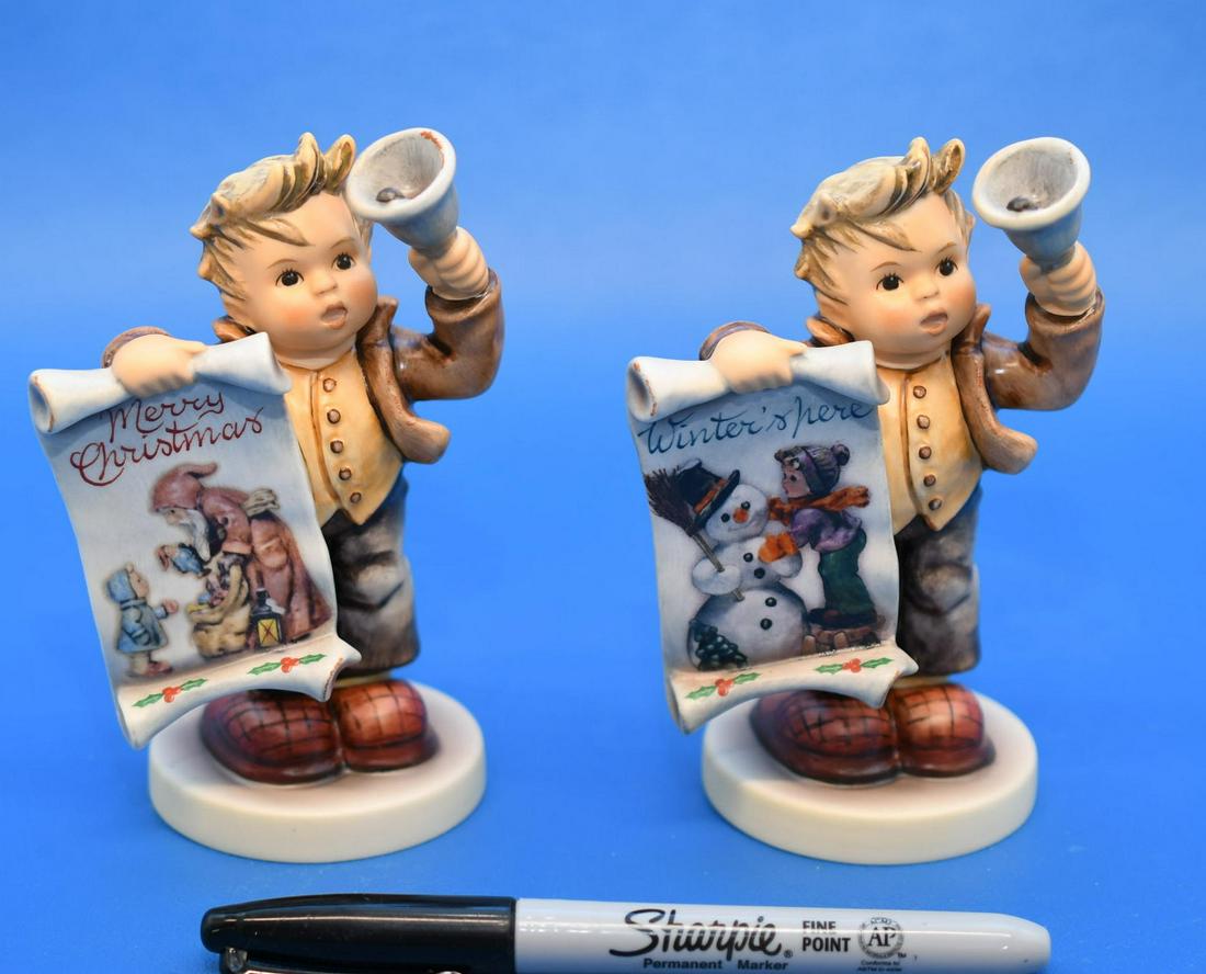 Pair of Hummels "Proclamation": Special Edition No 2095 these are 5" tall and combined weight is 11 oz