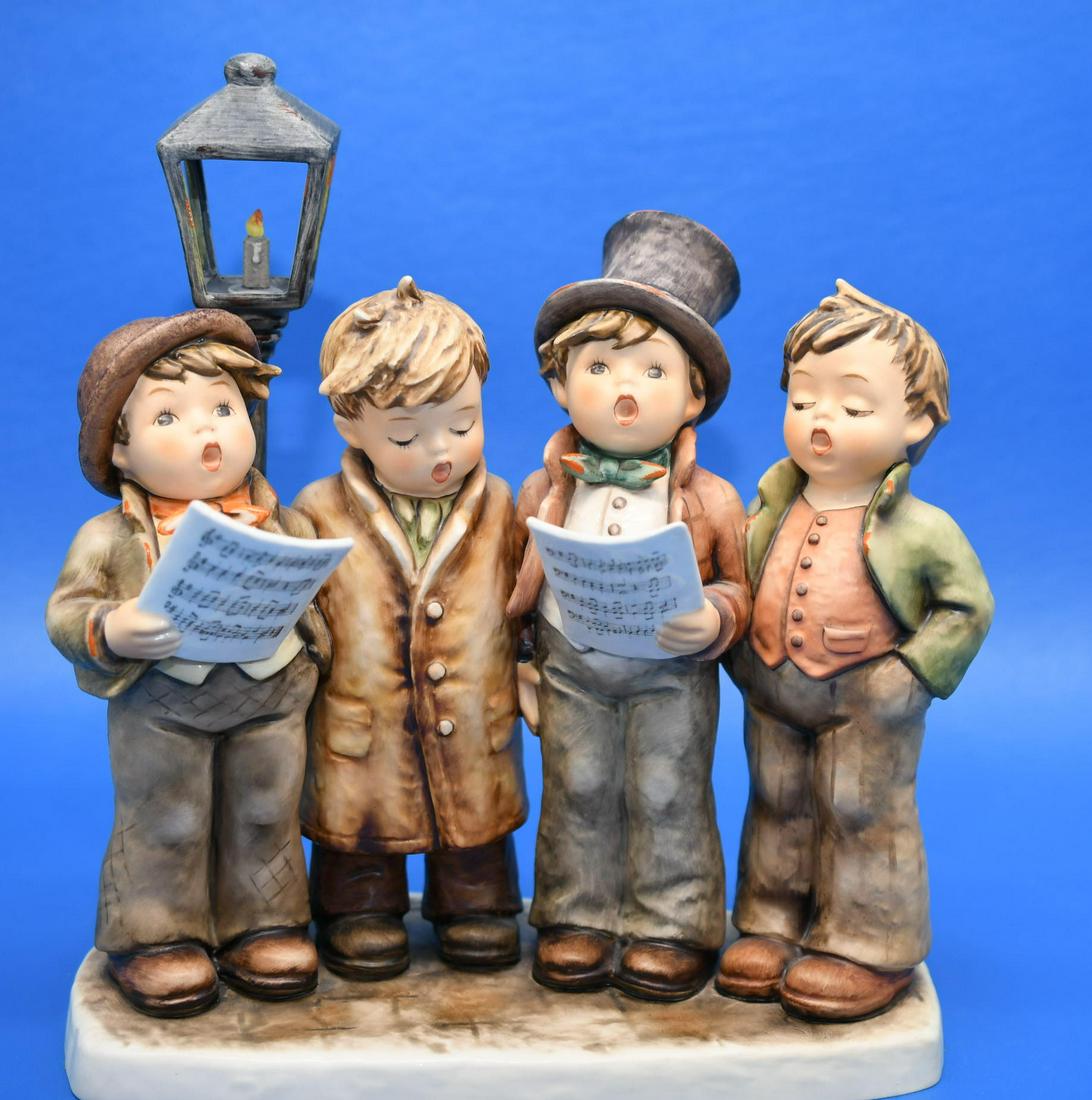 Hummel "Harmony In Four Parts": 1989 Century Collection, measures 10" tall x 9" wide, and weighs 2 lbs 13 oz