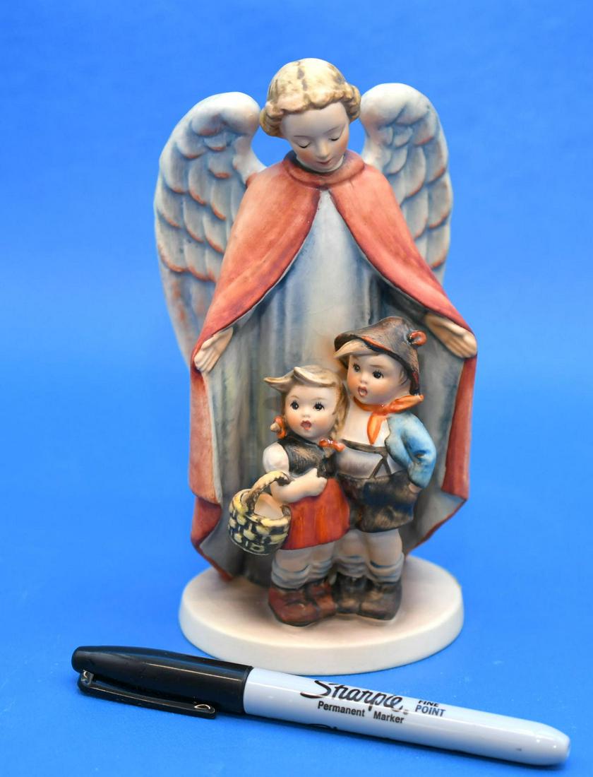 Hummel "Heavenly Protection": Dated 1961 this is 6-1/2" tall, and weighs 12 oz