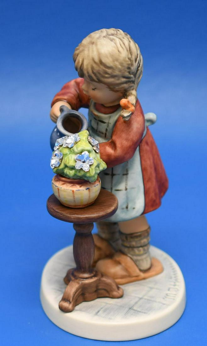 Hummel W/Swarovski "Just A Sprinkle": 6" Limited Edition 1,020 of 1,999 this weighs 10 oz