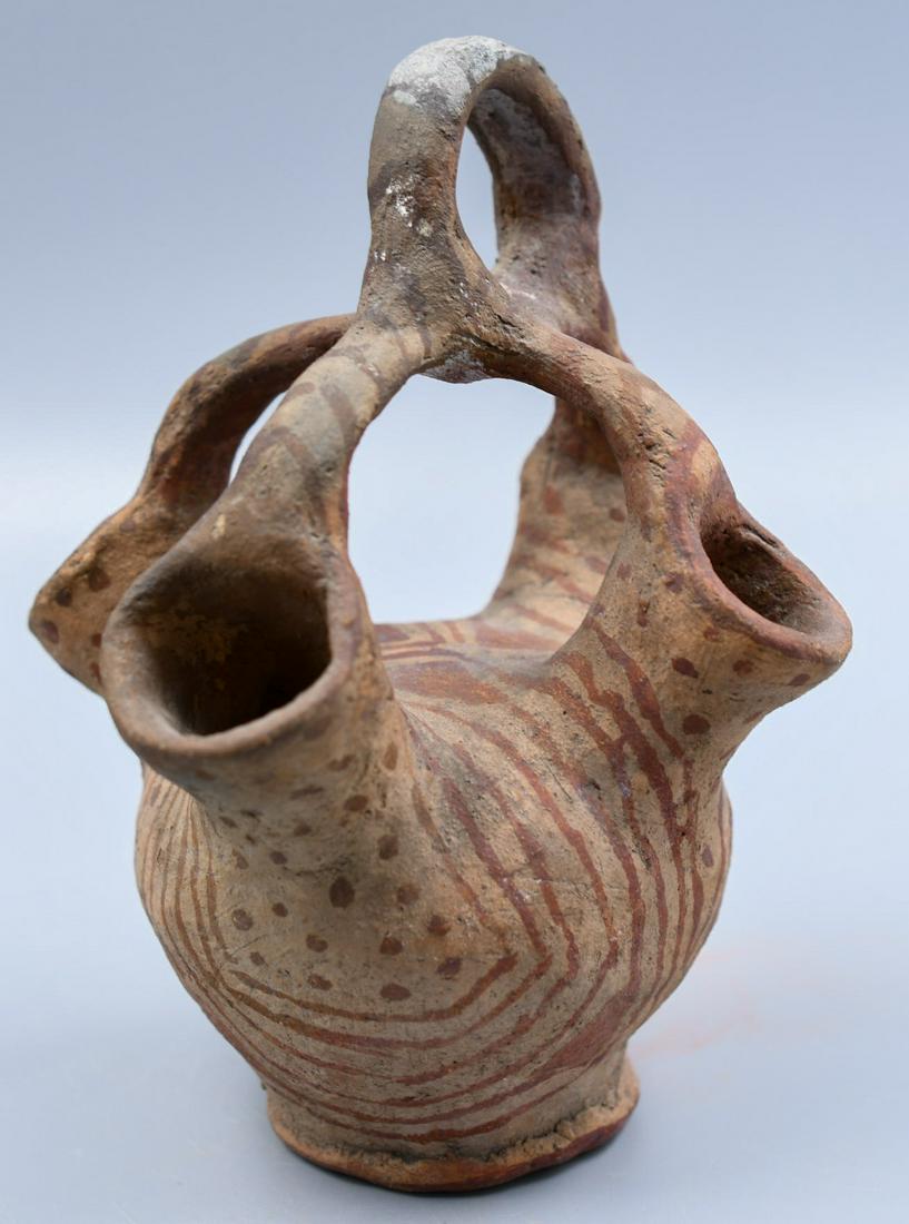 Mojave, Vintage 4-Lobed Red Pitcher, Artist Unknown (1 of 9)