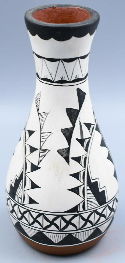Made in Mexico, Acoma Copy, Vase, M. Olvera (1 of 4)