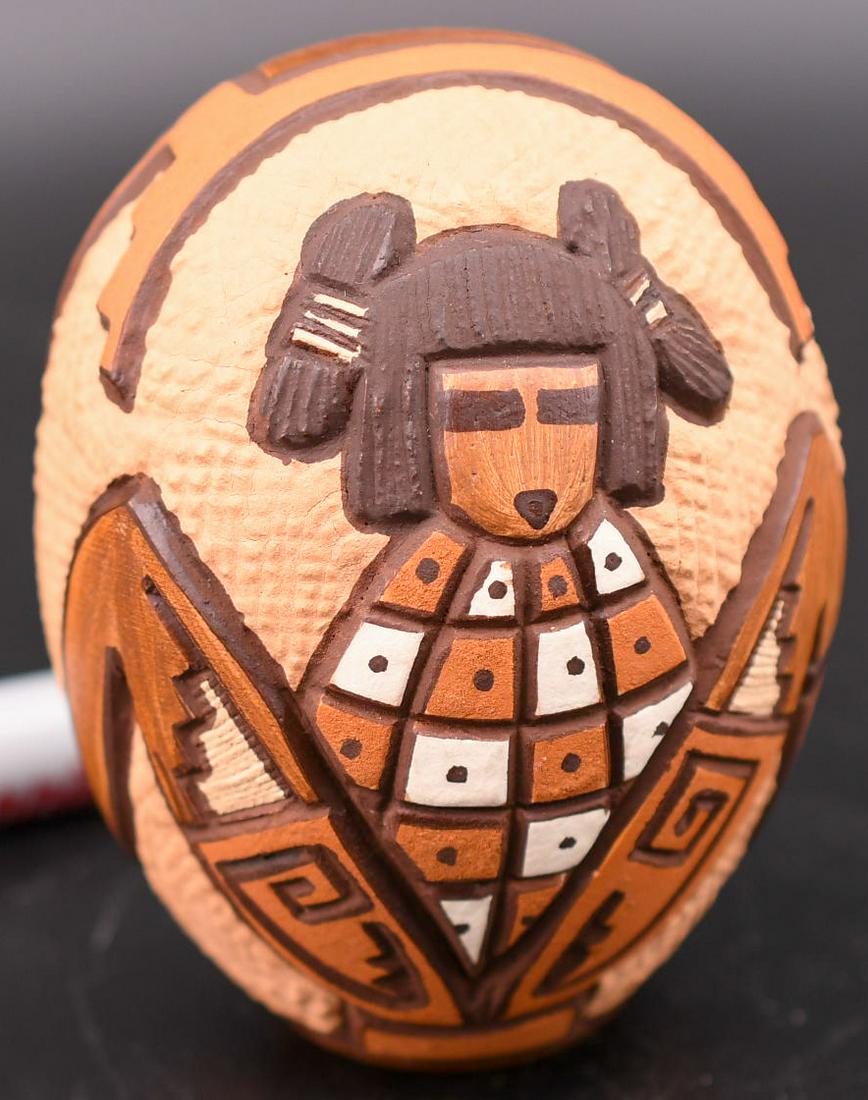 Hopi Girl on seedpot, Carla Nampeyo (Hopi) (1 of 6)