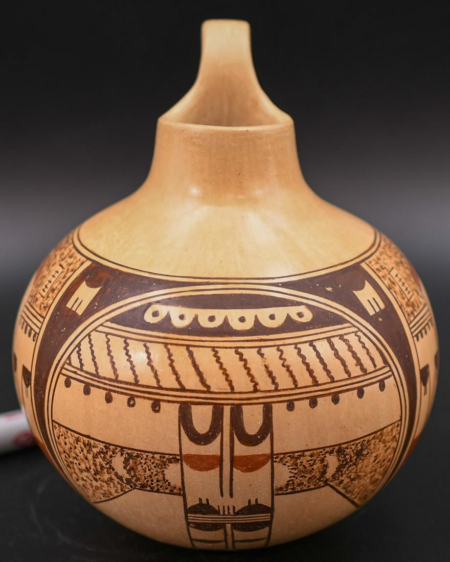 Polychrome Jar with Handle, Tonita Hamilton Nampeyo (Hopi) (1 of 6)