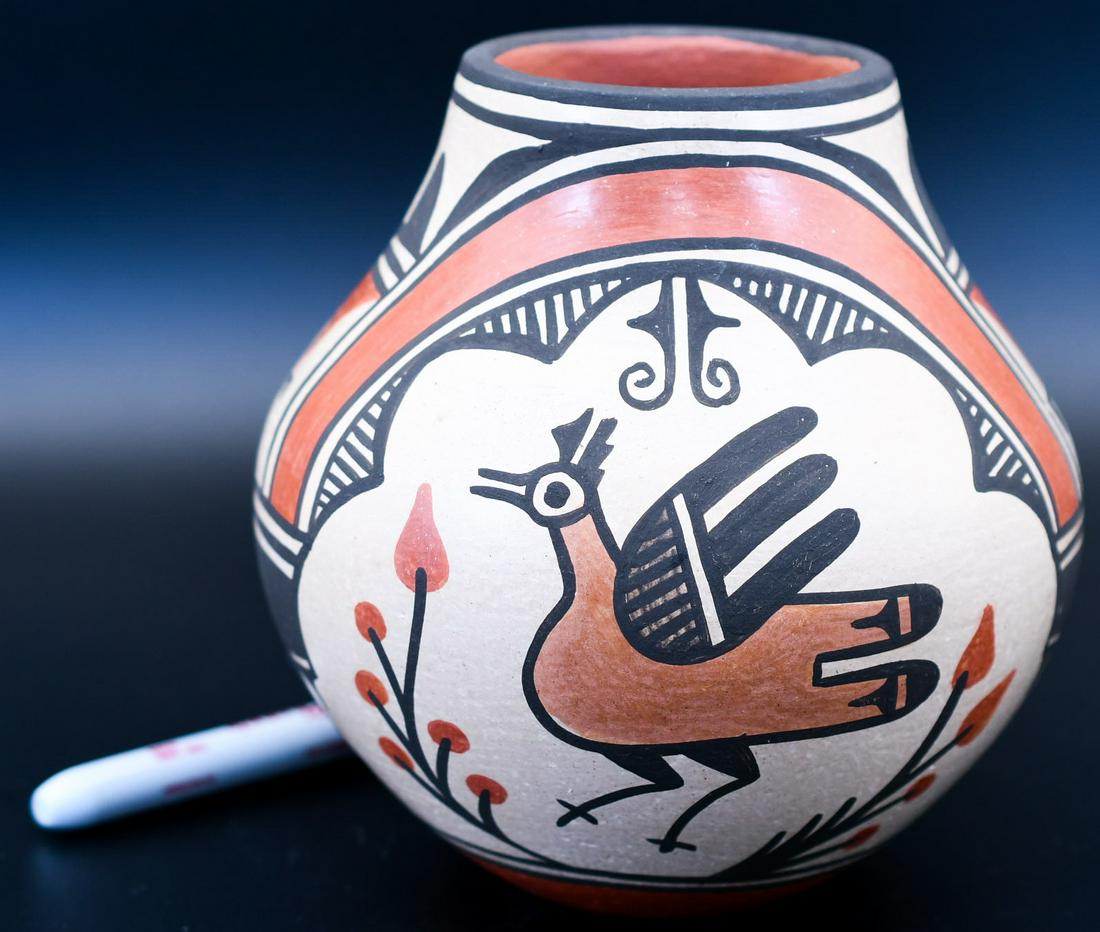 Zia Jar with Bird, Elizabeth Medina (1 of 5)