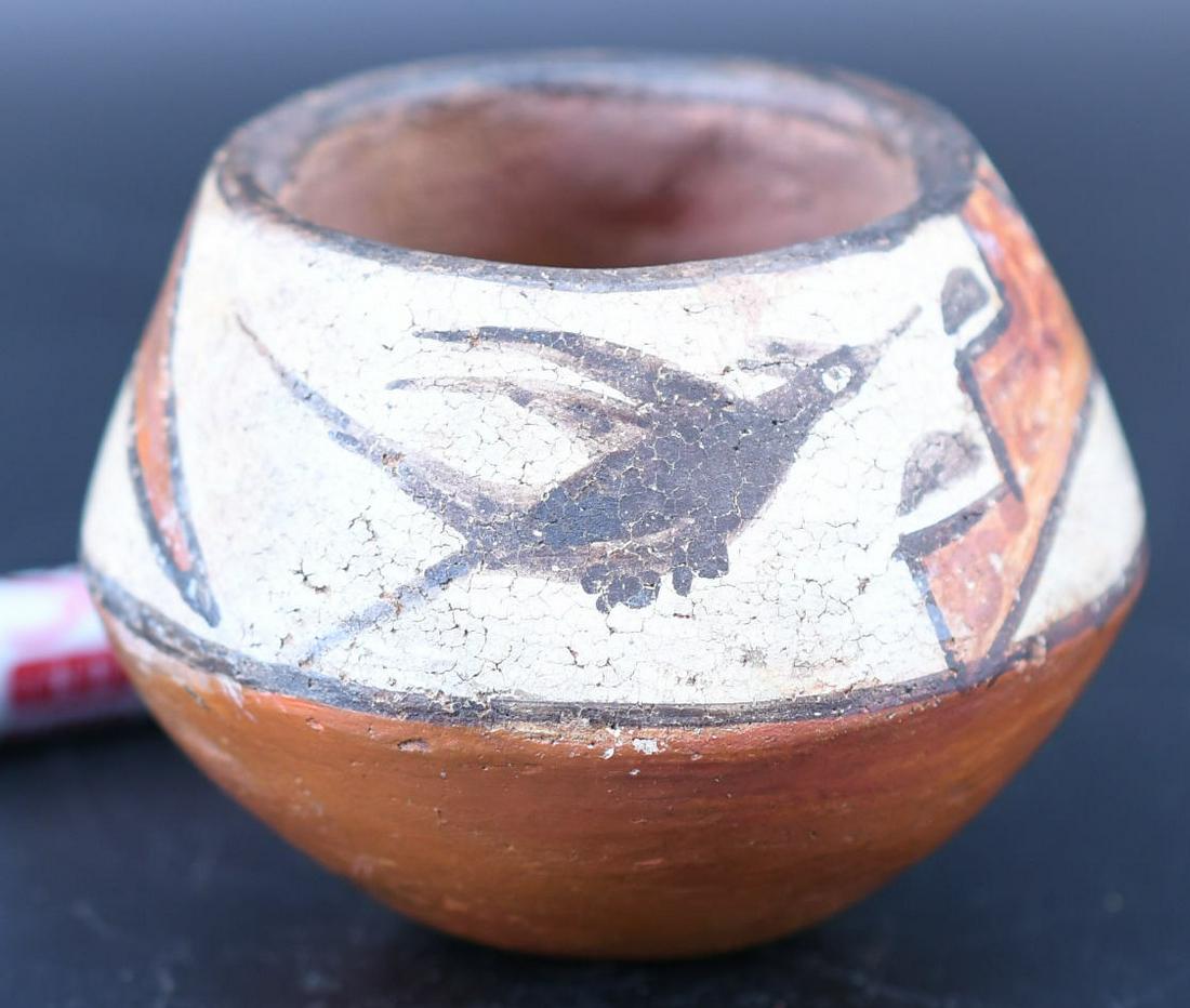 Small Zia Bowl with Bird, Ruby Bell (Panana) (1 of 4)