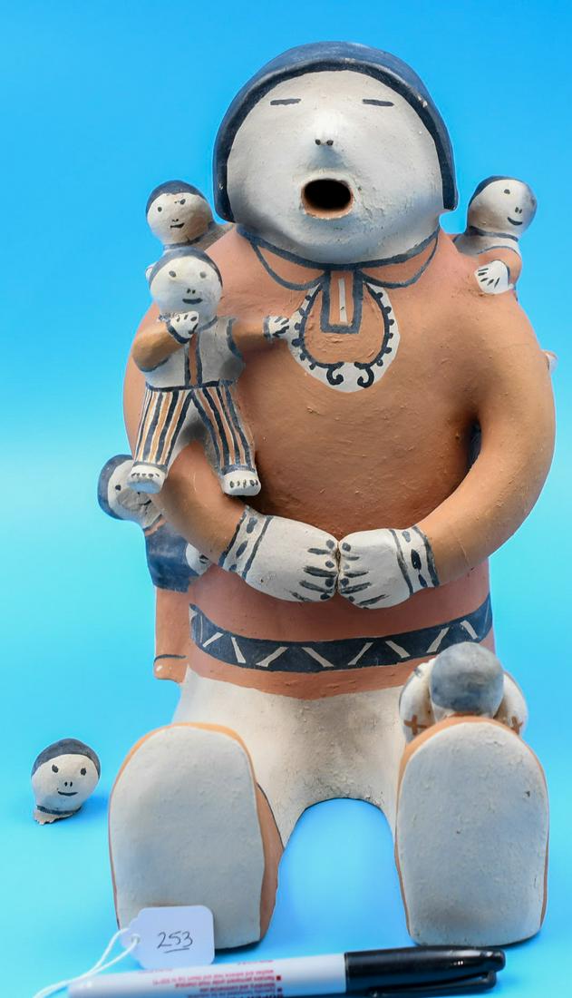 Large George Cordero Cochiti Storyteller Figurine (1 of 11)