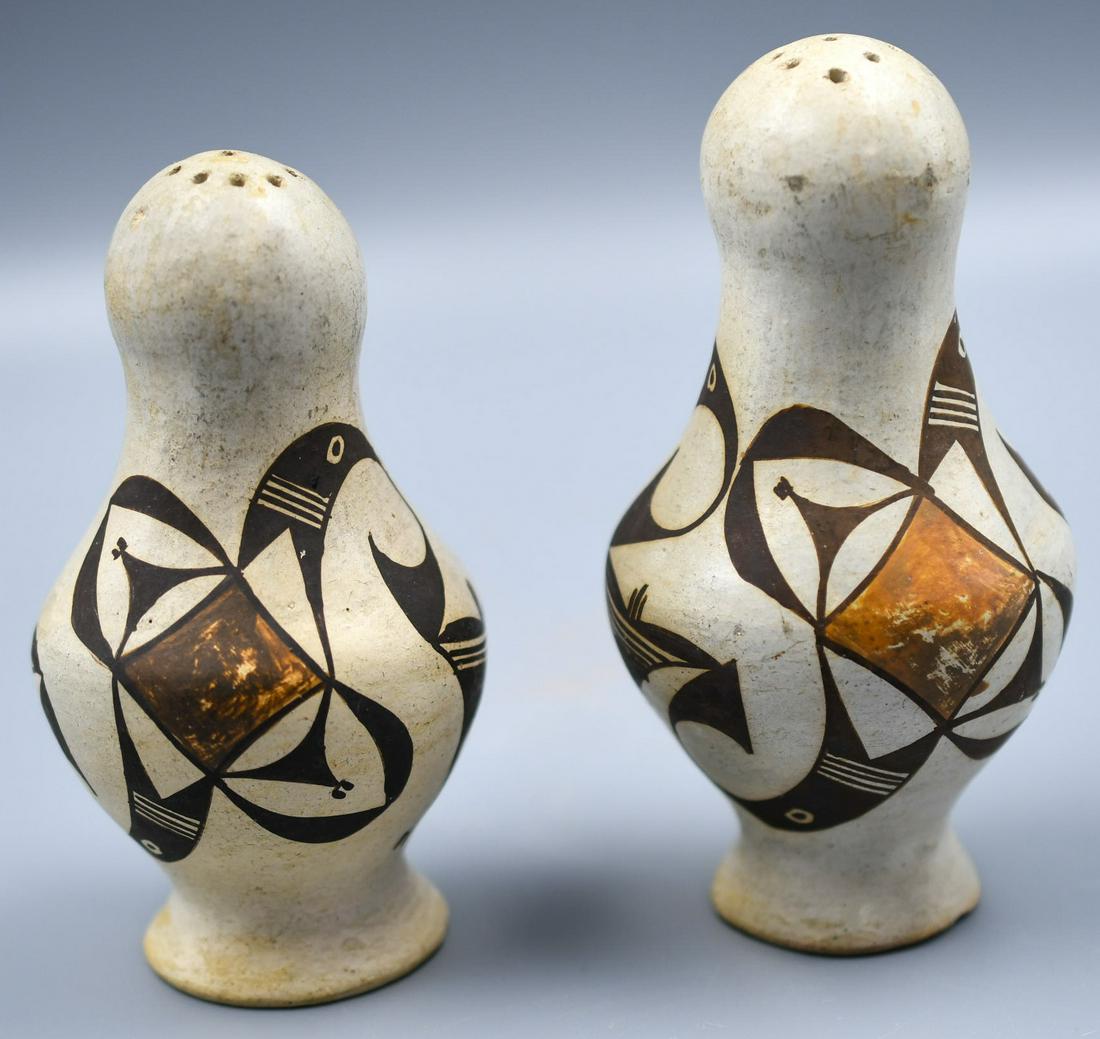 Acoma, matched salt and pepper shakers (two pieces), Unknown (1 of 8)