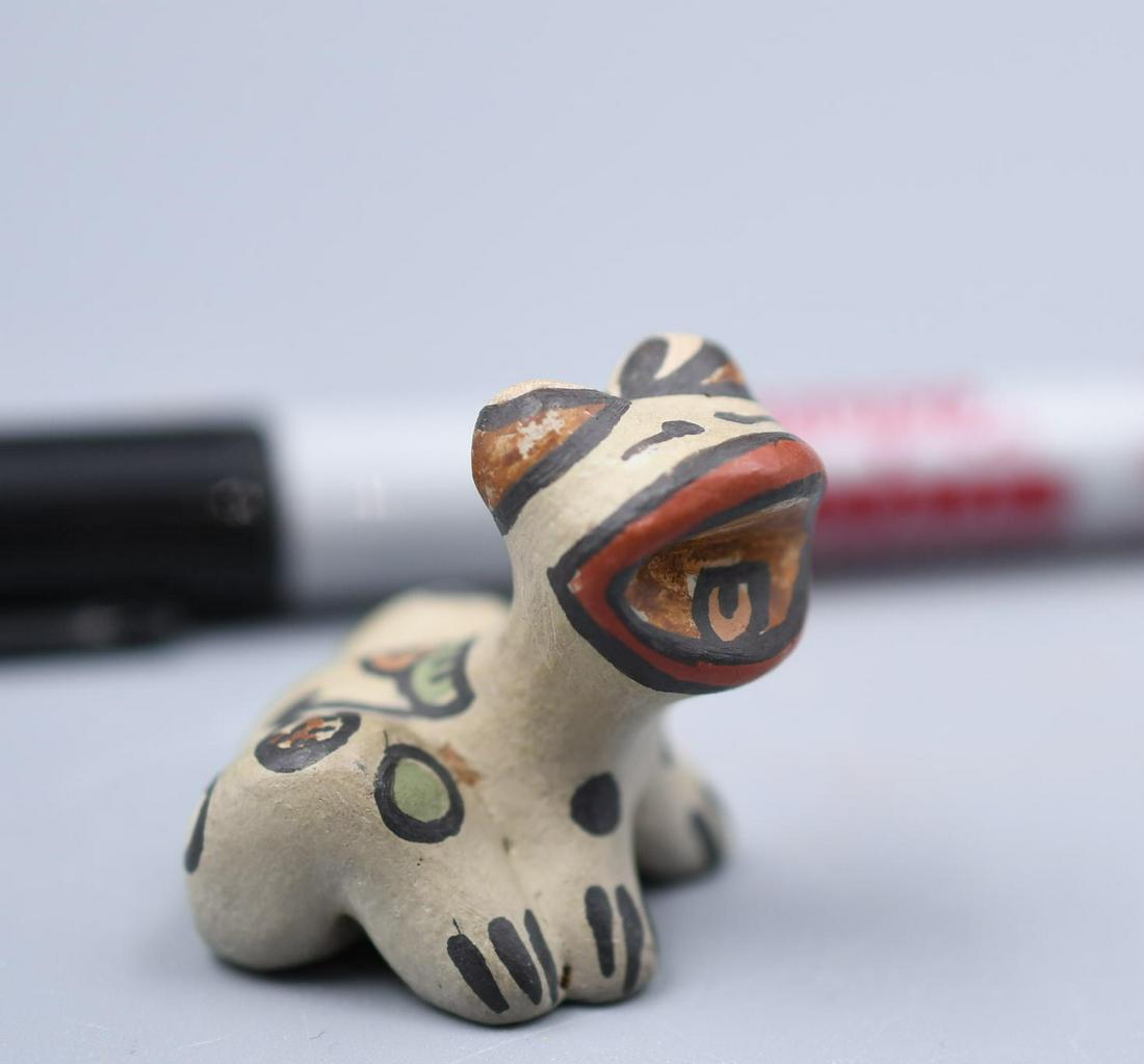 Santa Clara Pueblo, Polychrome Frog, Margaret Gutierrez (1 of 6)