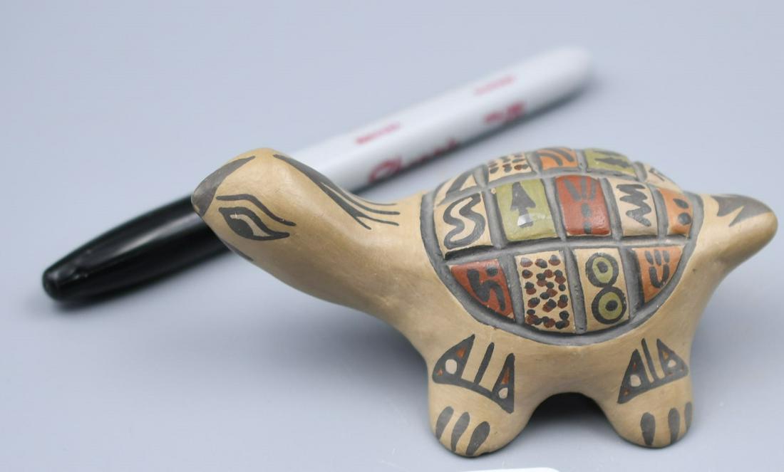 Santa Clara Pueblo, Polychrome Turtle, Margaret and Luther Gutierrez (1 of 8)