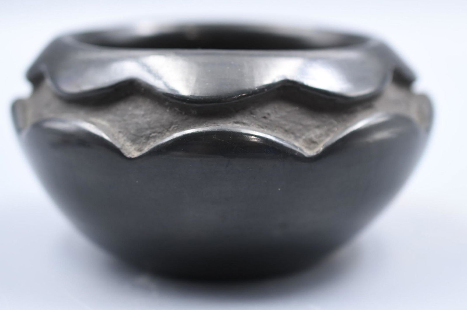 Santa Clara, Black Carved Bowl, Barbara Naranjo Martinez (1 of 4)