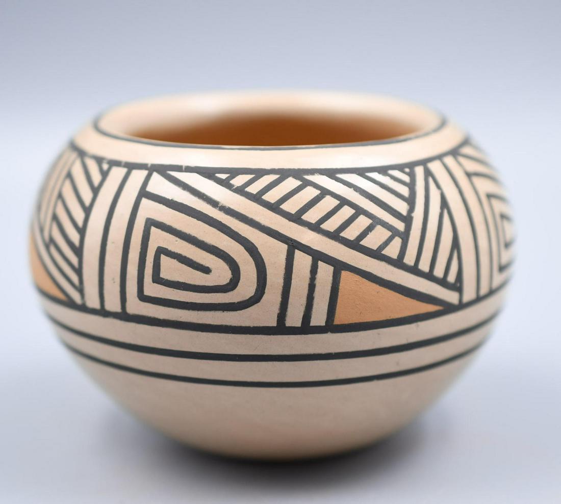 San Ildefonso Bowl with Polychrome Design, Blue Corn (Crcita Gonzales) (1 of 7)