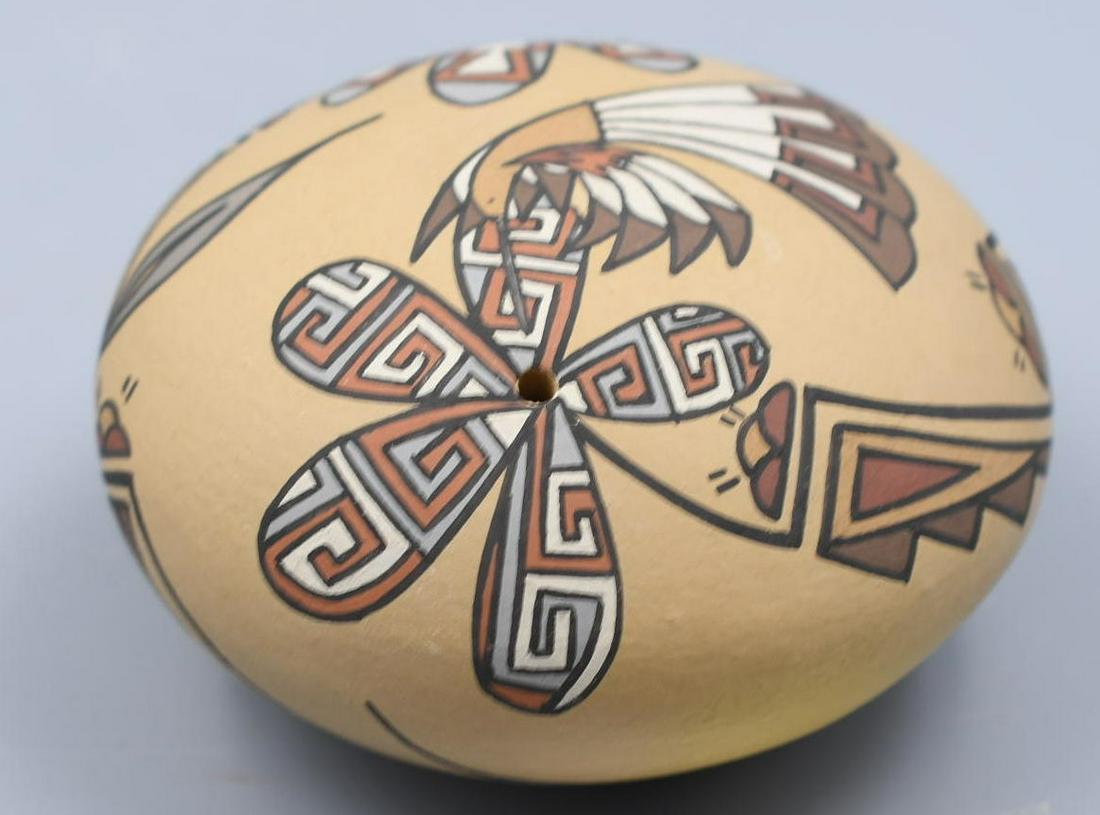 Santa Clara Pueblo, Polychrome Seedpot with Hummingbirds, Lois de la Cruz (1 of 7)