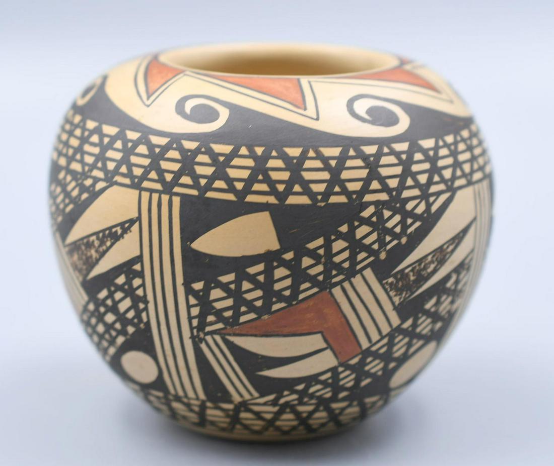 Tewa Village, Polychrome Vase, Rondina Huma (1 of 7)