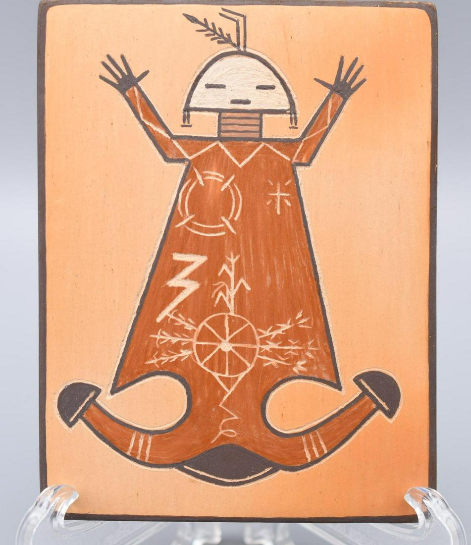 Navajo Tile "Mother Earth", Ida Sahmie (1 of 5)