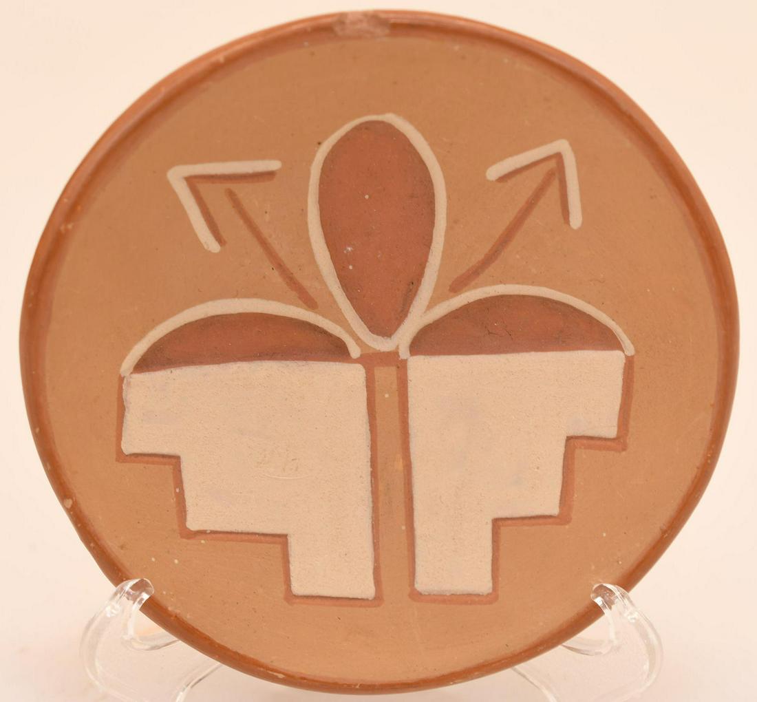 San Juan, Dish, Kiva Steps and Arrow, Dominguita Sisneros (1 of 6)