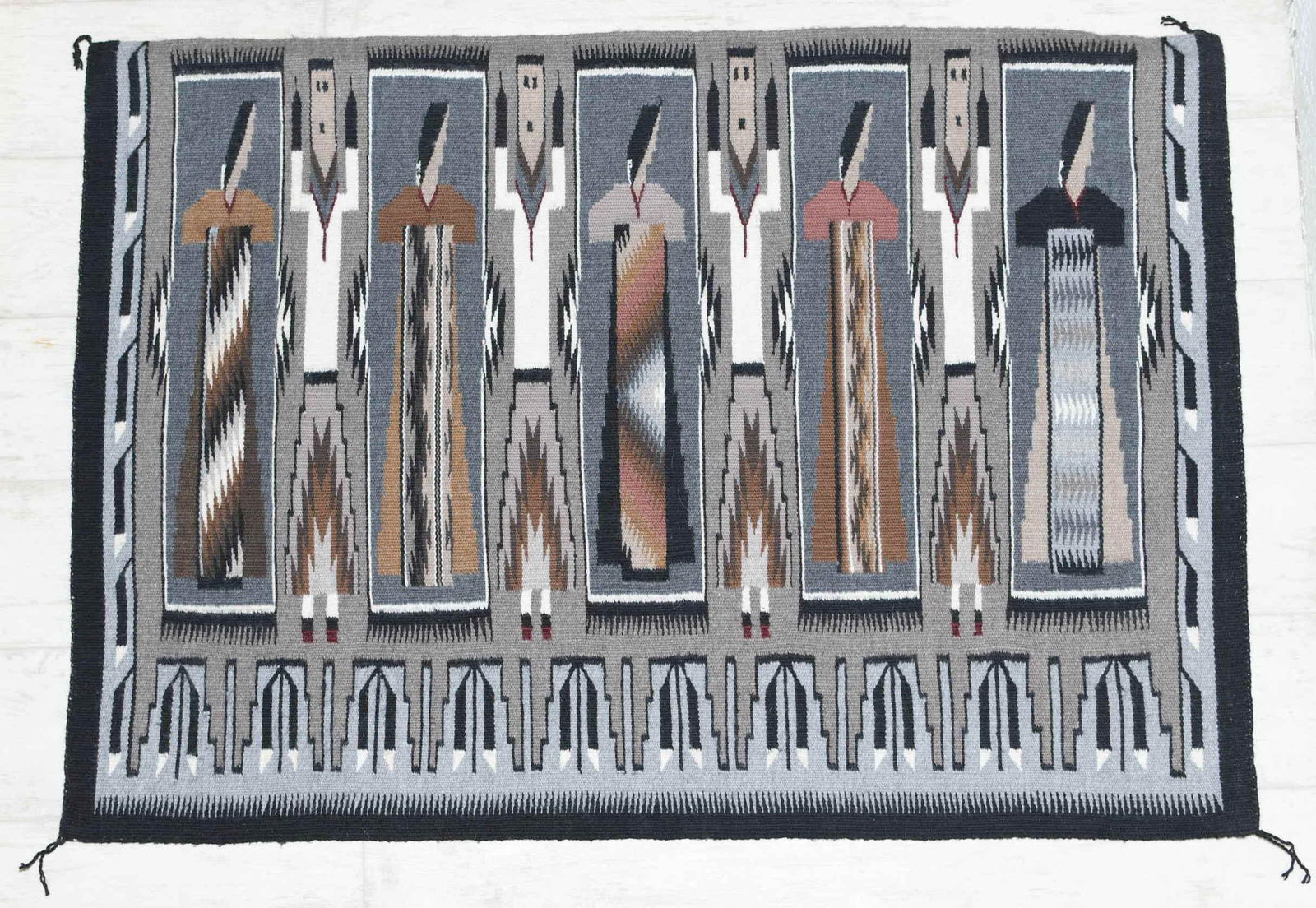 Navajo Yei Pictorial Rug (1 of 4)