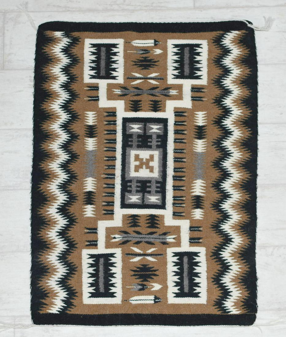 Navajo Pictorial Saddle Blanket (1 of 5)