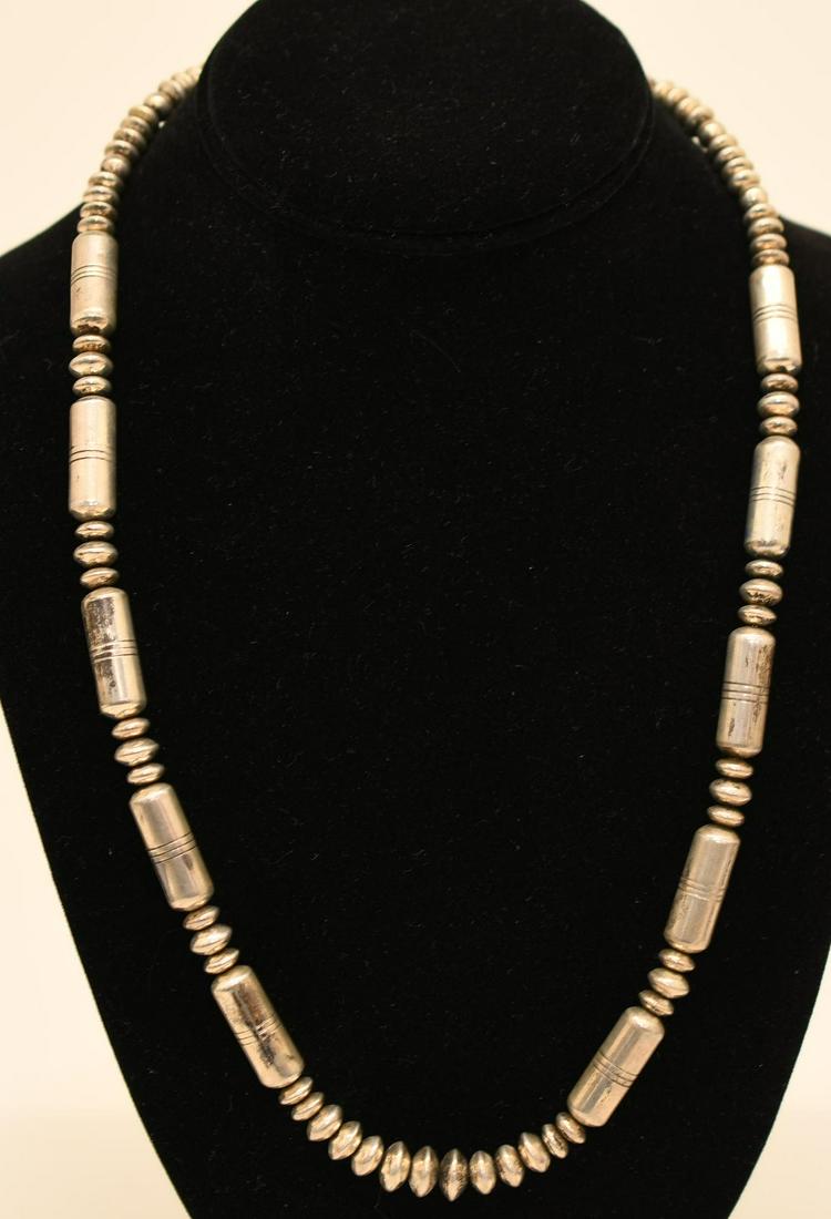 Native American Sterling silver necklace (1 of 3)