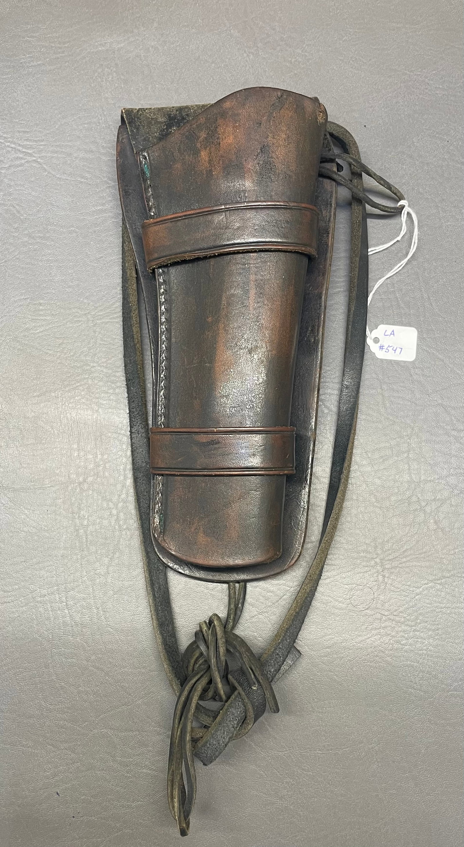 Vintage Brader Brothers Holster: Vintage Brader Brothers Holster MFG, St Louis. Single Action Revolver