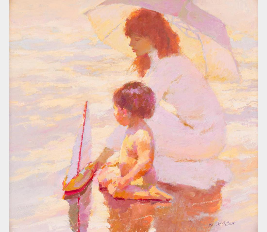 Dan McCaw, oil on board: Dan McCaw (1942 - ) A Time to Remember 20" x 22" oil on board Signed lower right $1,500-2,500