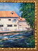 Winston Churchill Oil on canvas, signed & stamped - 4