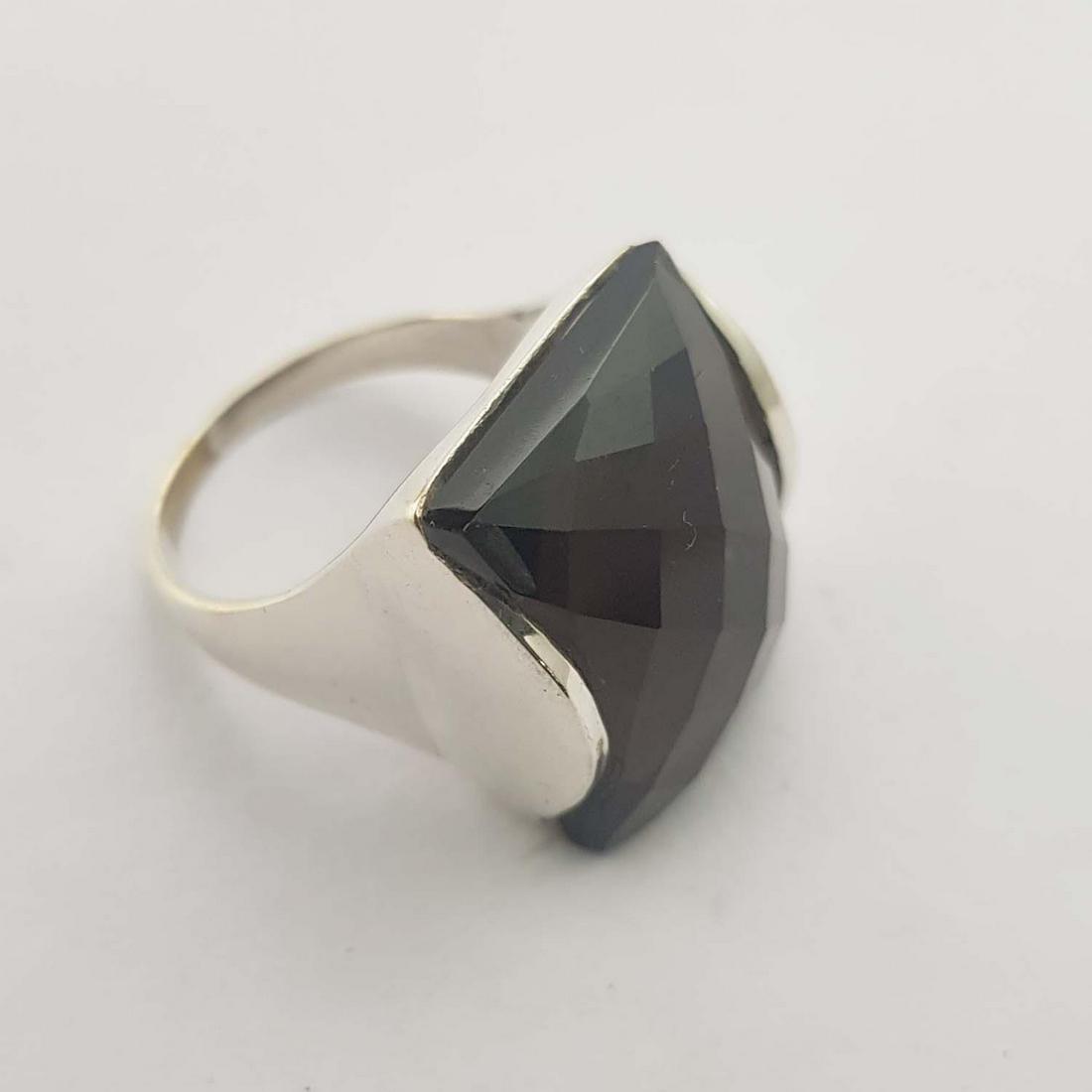 $600 Silver Amethyst Ring: Silver Amethyst Ring (~Size 7)(Ring is resizable for $40) (~weight 17.85g), Suggested Retail Value $600 (Estimated Selling Price from $85.5 to $171)