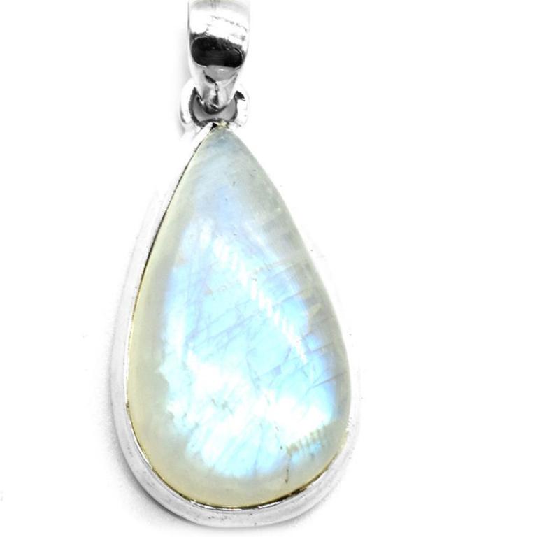 Silver Moonstone(20.15ct) Pendant: Silver Moonstone(20.15ct) Pendant (~weight 8.7g)