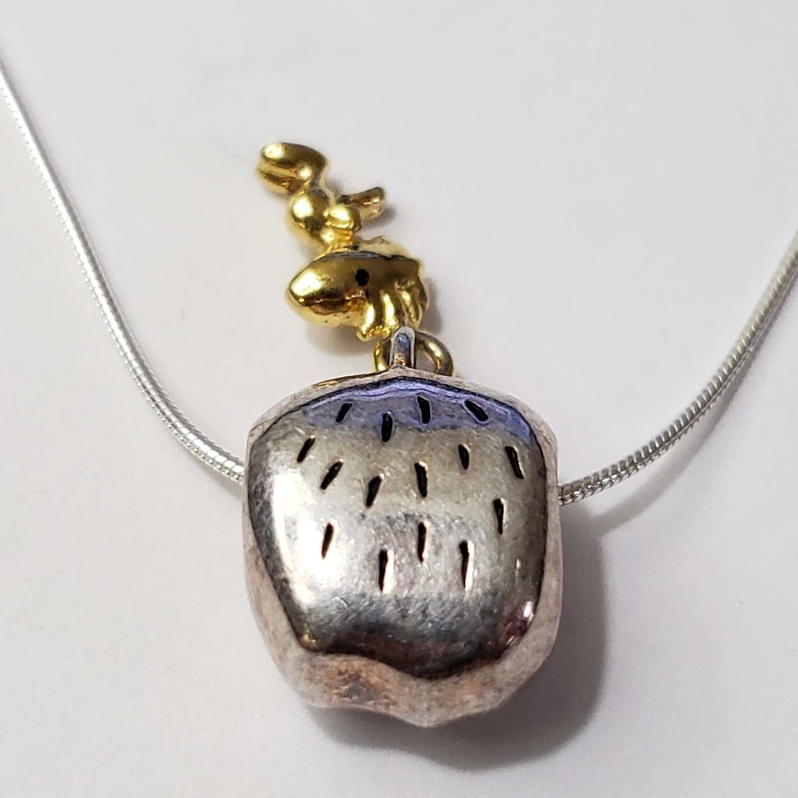 $120 Silver Necklace: Silver Necklace (~Size 0) (~length 18 inches) (~weight 5g), Suggested Retail Value $120