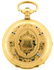 JEWELRY: 18K Pendant Watch with Enamel, open face - 3