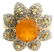 JEWELRY: Five yellow gold pieces, including four rings - 4