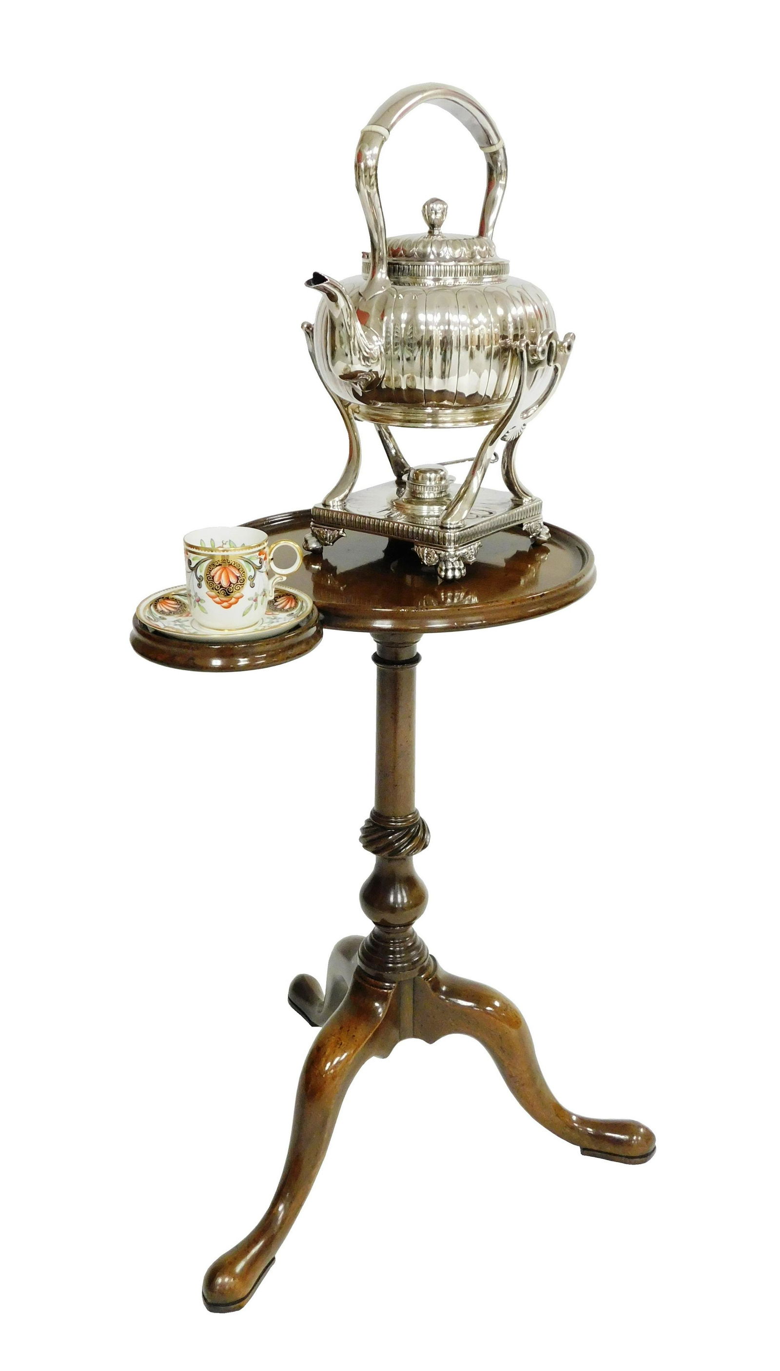 Tiffany & Co silver-plate teapot on Kittinger for (1 of 8)