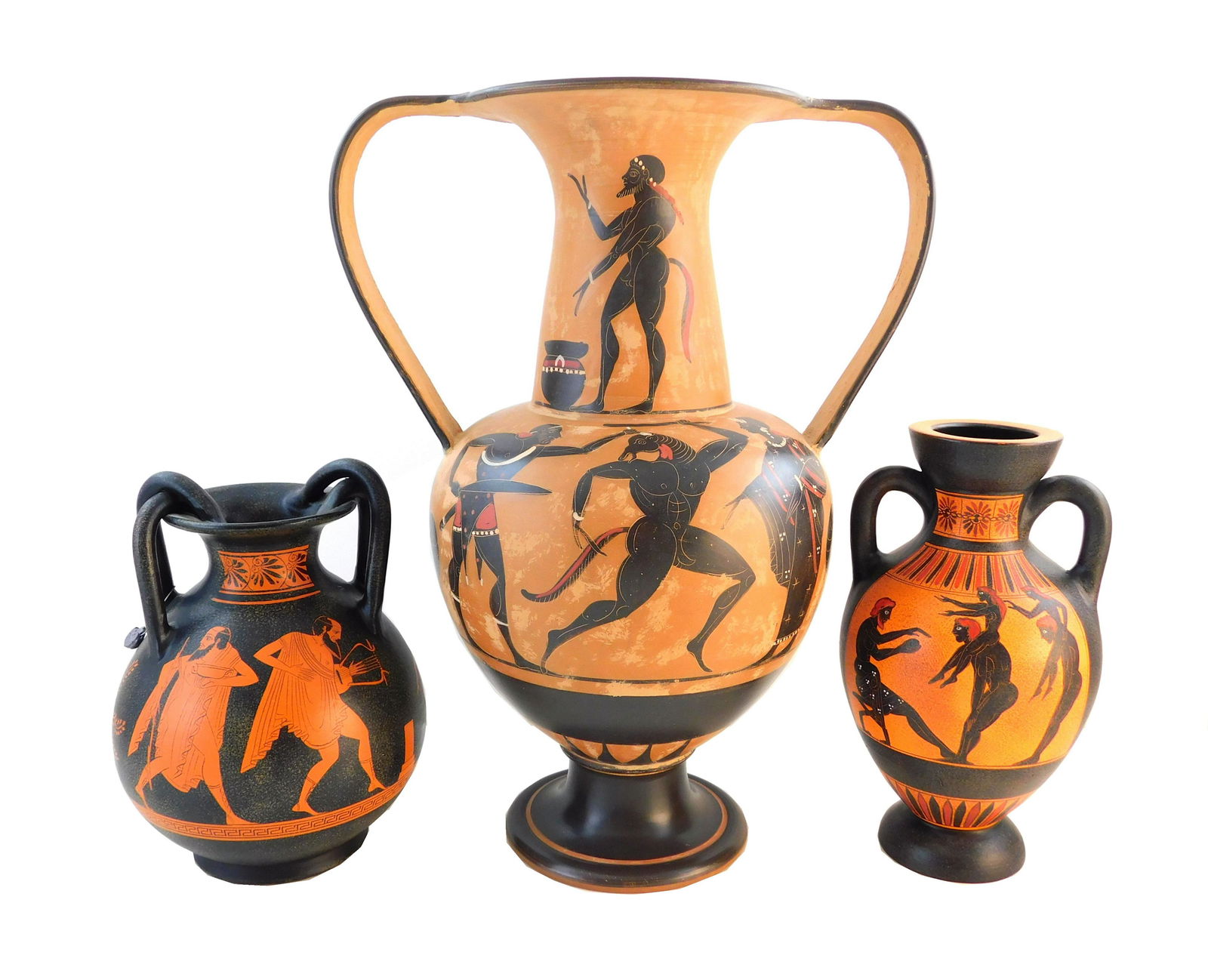 Three Ancient Greek-style pottery reproduction (1 of 4)