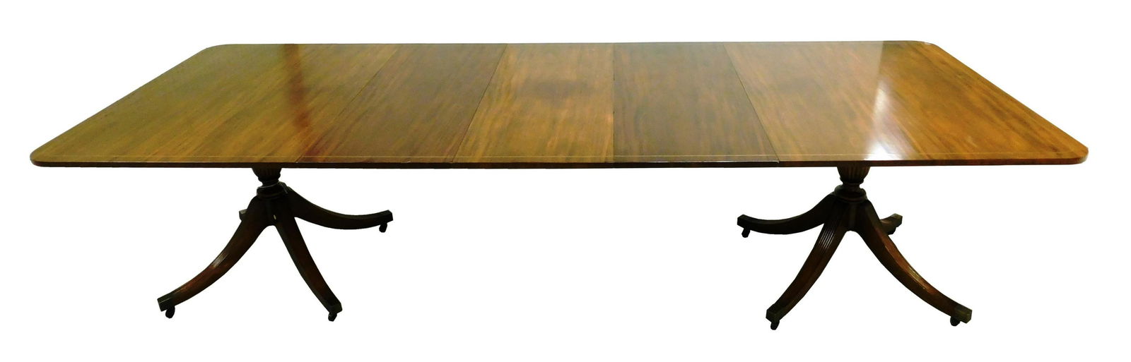 Banquet dining table, Federal style, made by Baker (1 of 3)