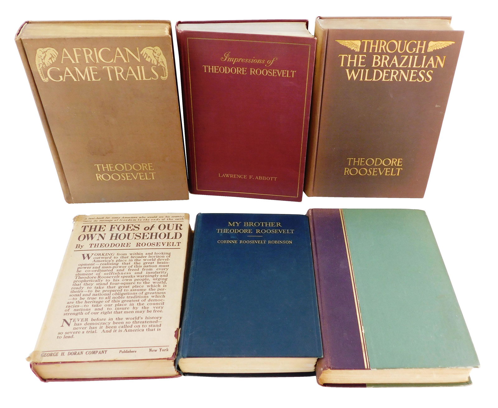 BOOKS: Theodore Roosevelt Collection, approximately (1 of 9)
