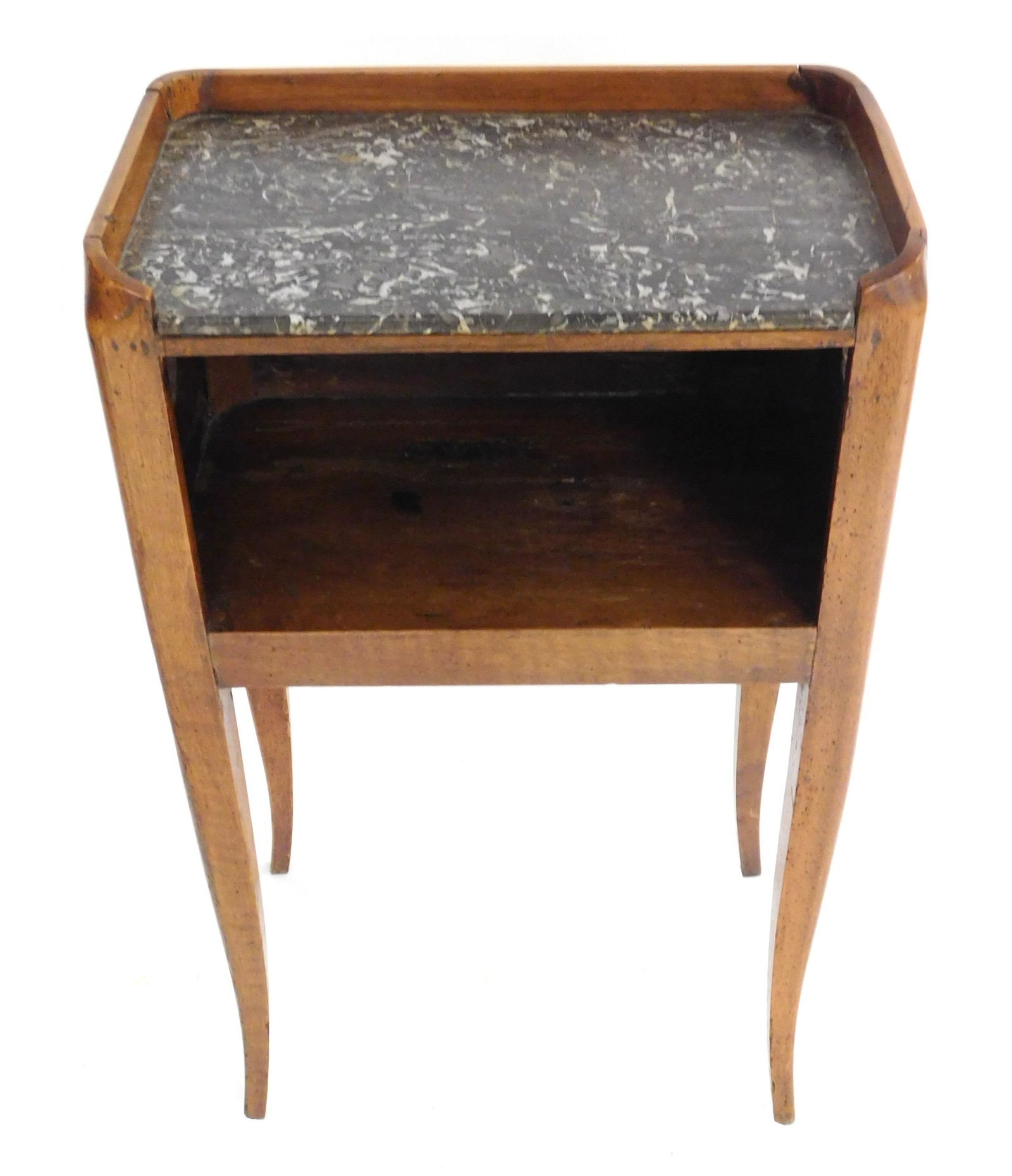 Continental stand with variegated deep grey and white (1 of 2)