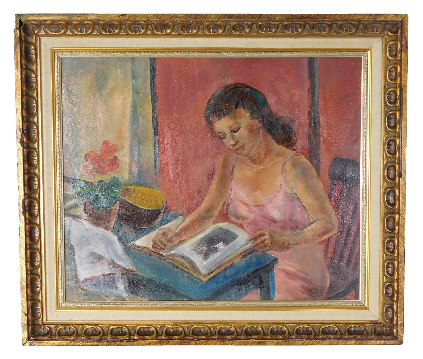 Marion Huse (American, 1896-1967), oil on artist board, (1 of 3)