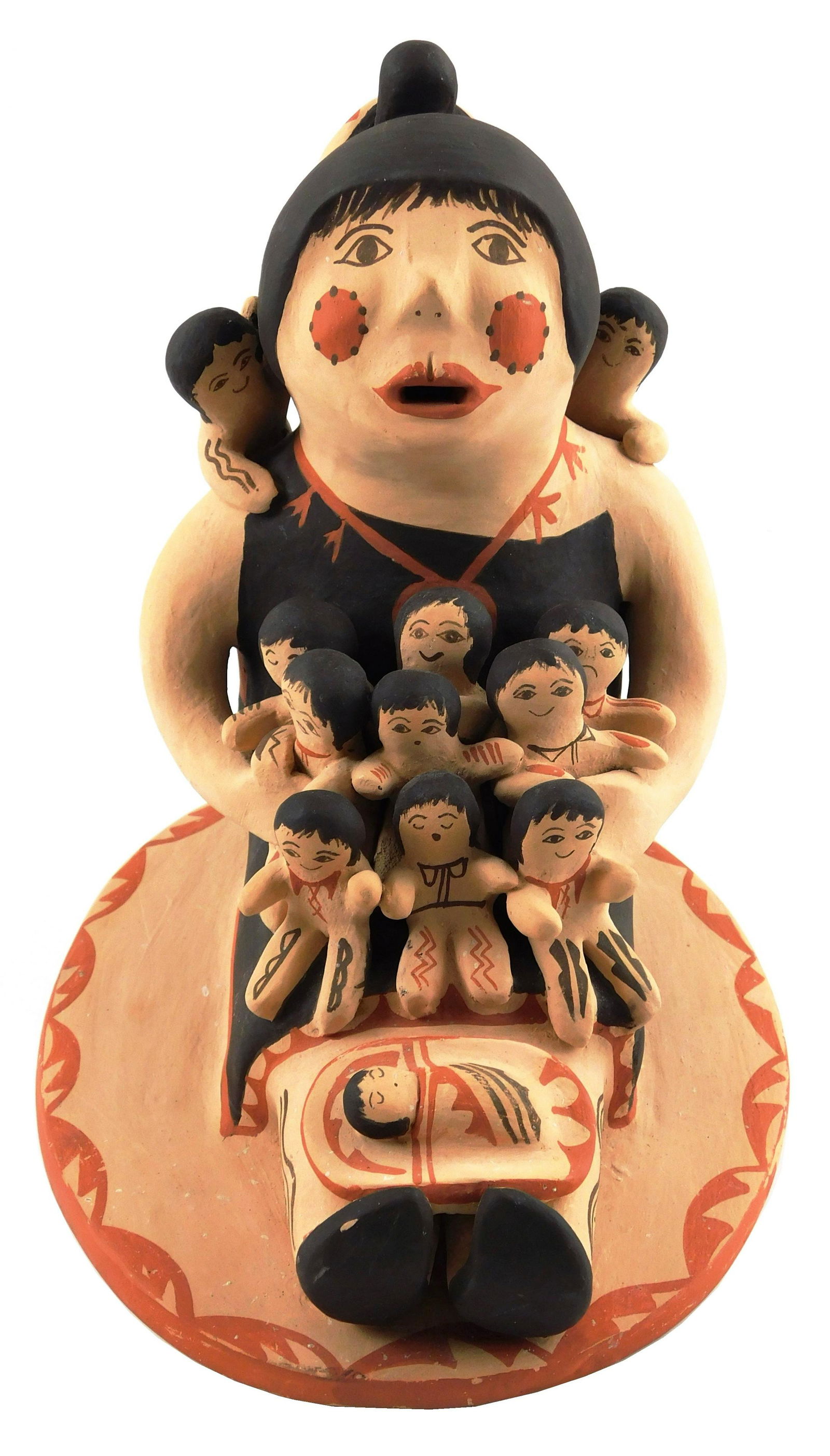 Jemez Pottery storyteller figure by Emily Fragua-Tsosie (1 of 6)