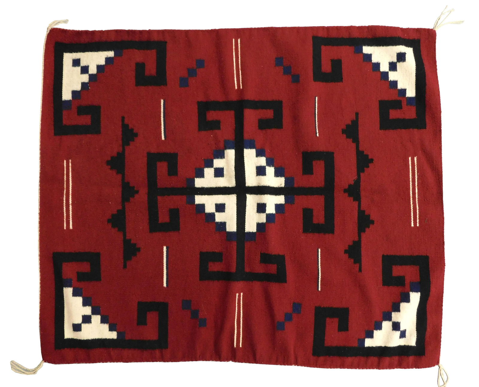 RUG: Navajo rug "Two Grey Hills" design by Sara Ashley (1 of 4)