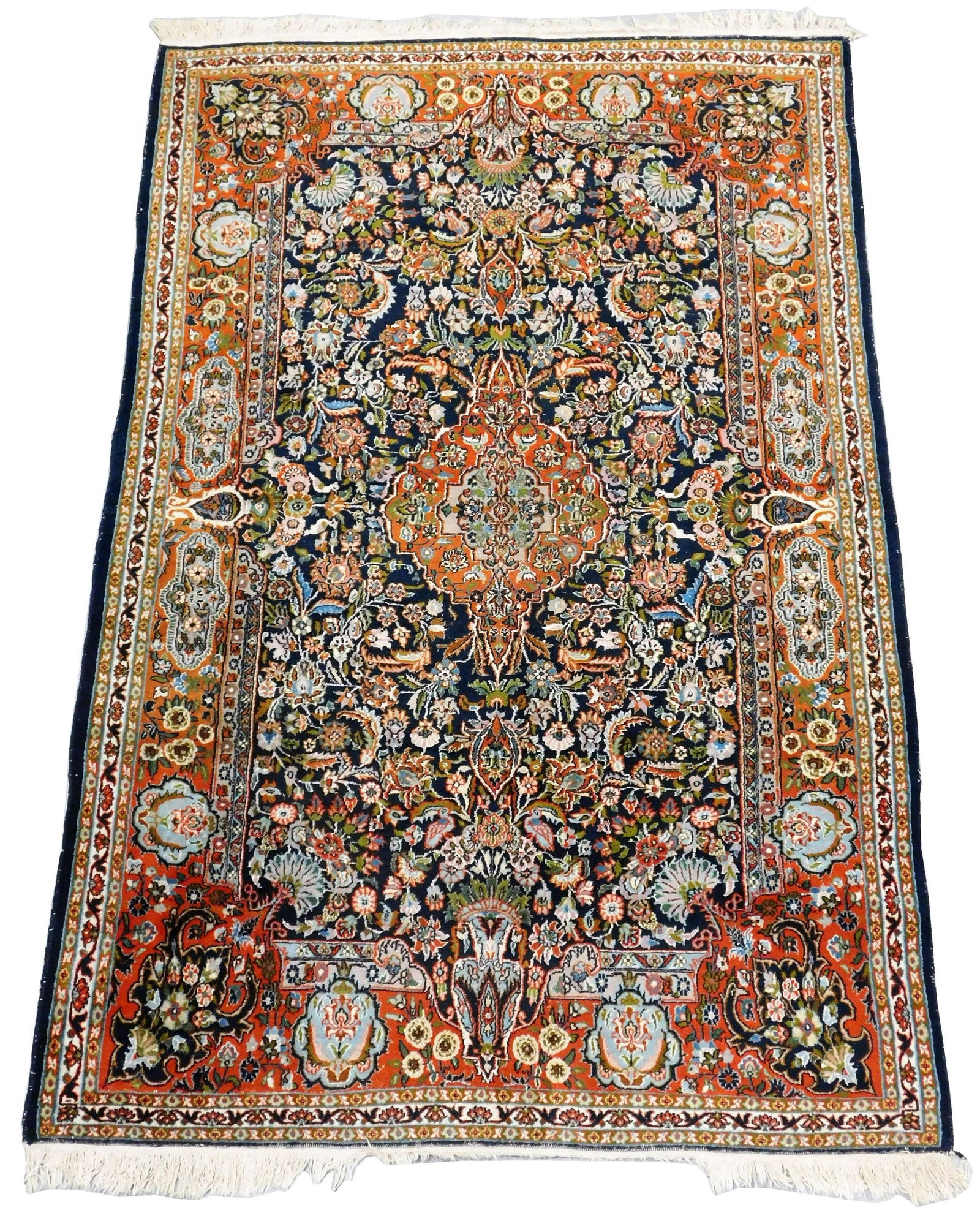 RUG: Modern Persian style rug, 52" x 83", wool on (1 of 4)