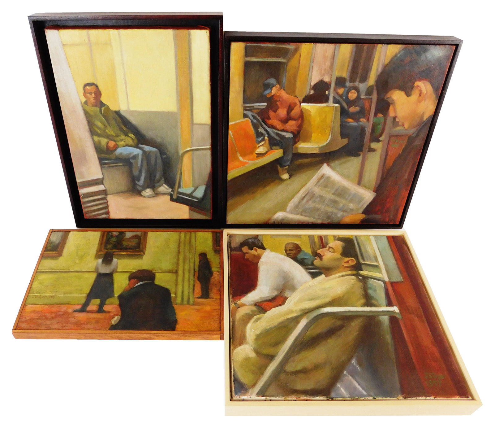 Judith Wyer (Connecticut, 20th C.), four framed works, (1 of 9)