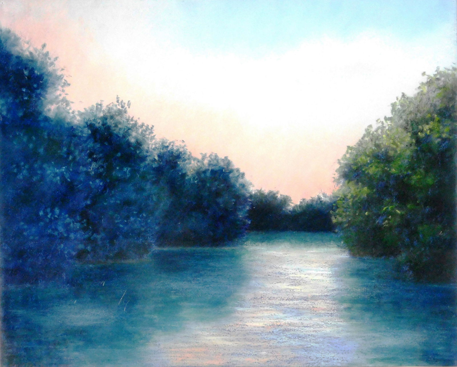 Elisa Tenenbaum (American, 20th C.), pastel on paper, (1 of 2)