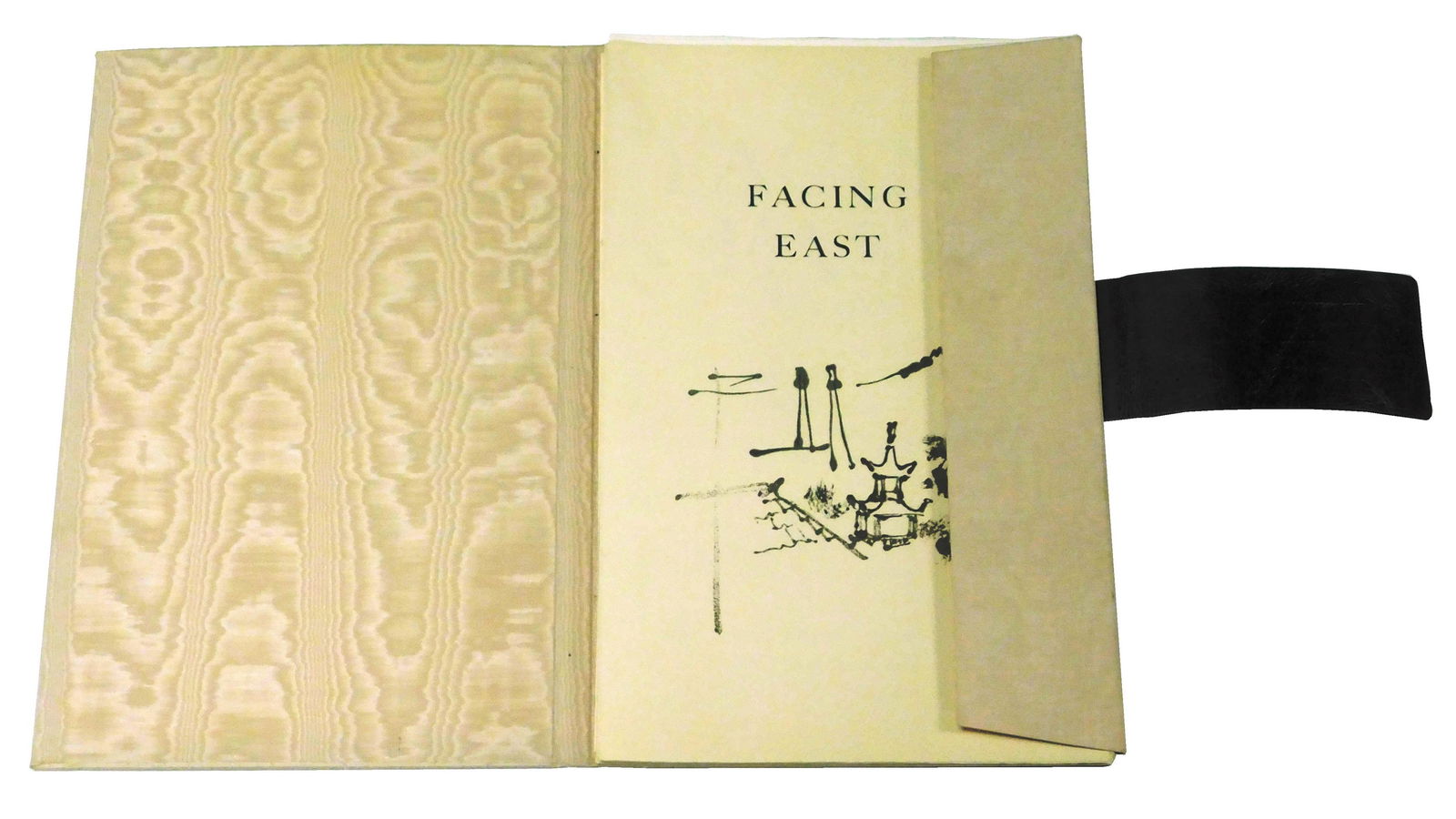 Jack Levine (American, 1915-2010), "Facing East", 55+: Jack Levine (American, 1915-2010), "Facing East", 55+ lithographs, portfolio accompanied by loose "sketchbook": portfolio with four lithographs and two woodcuts, among text by James Michner, ed: 2500,
