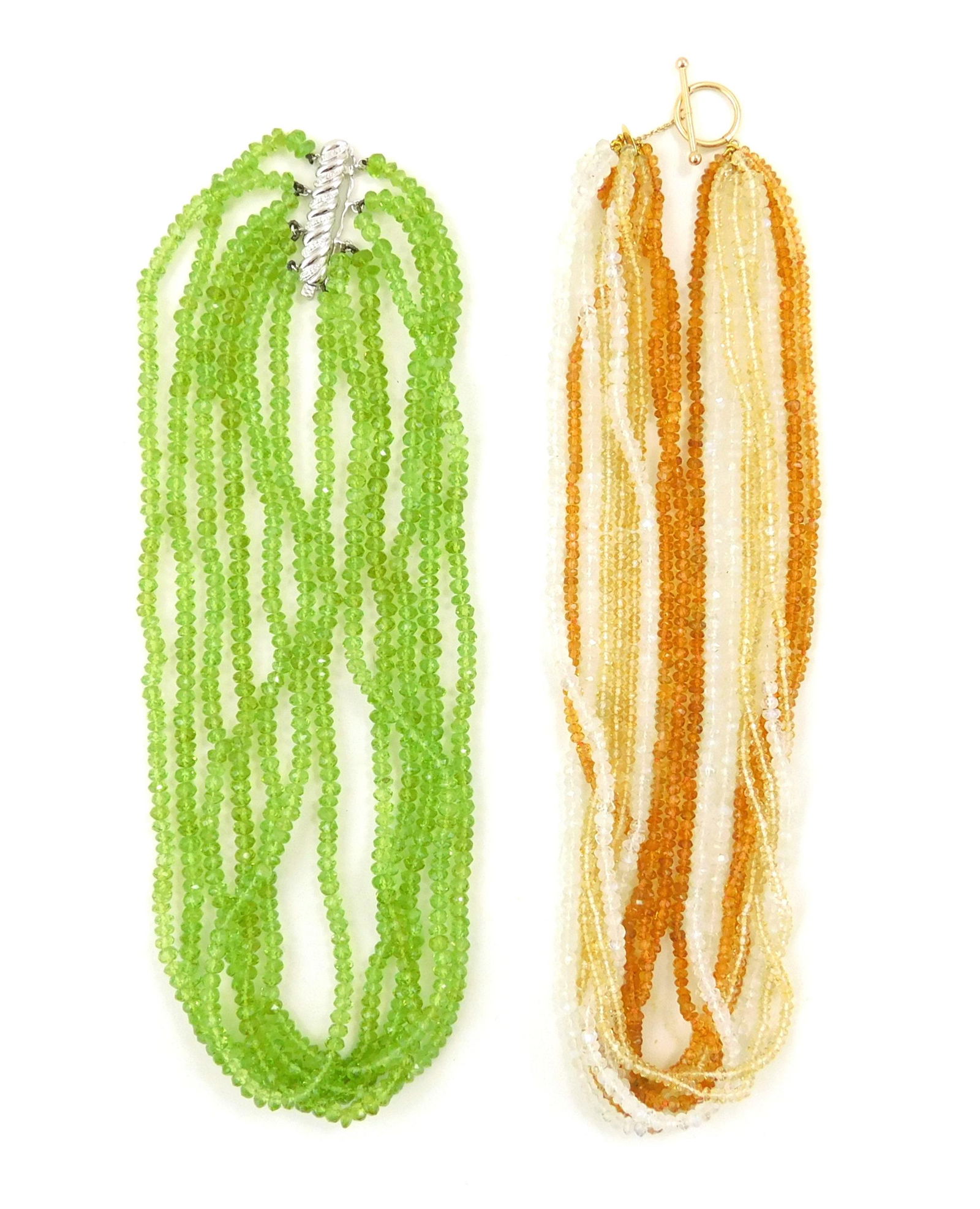 JEWELRY: Two Natural Gemstone Bead Necklaces: necklace (1 of 8)