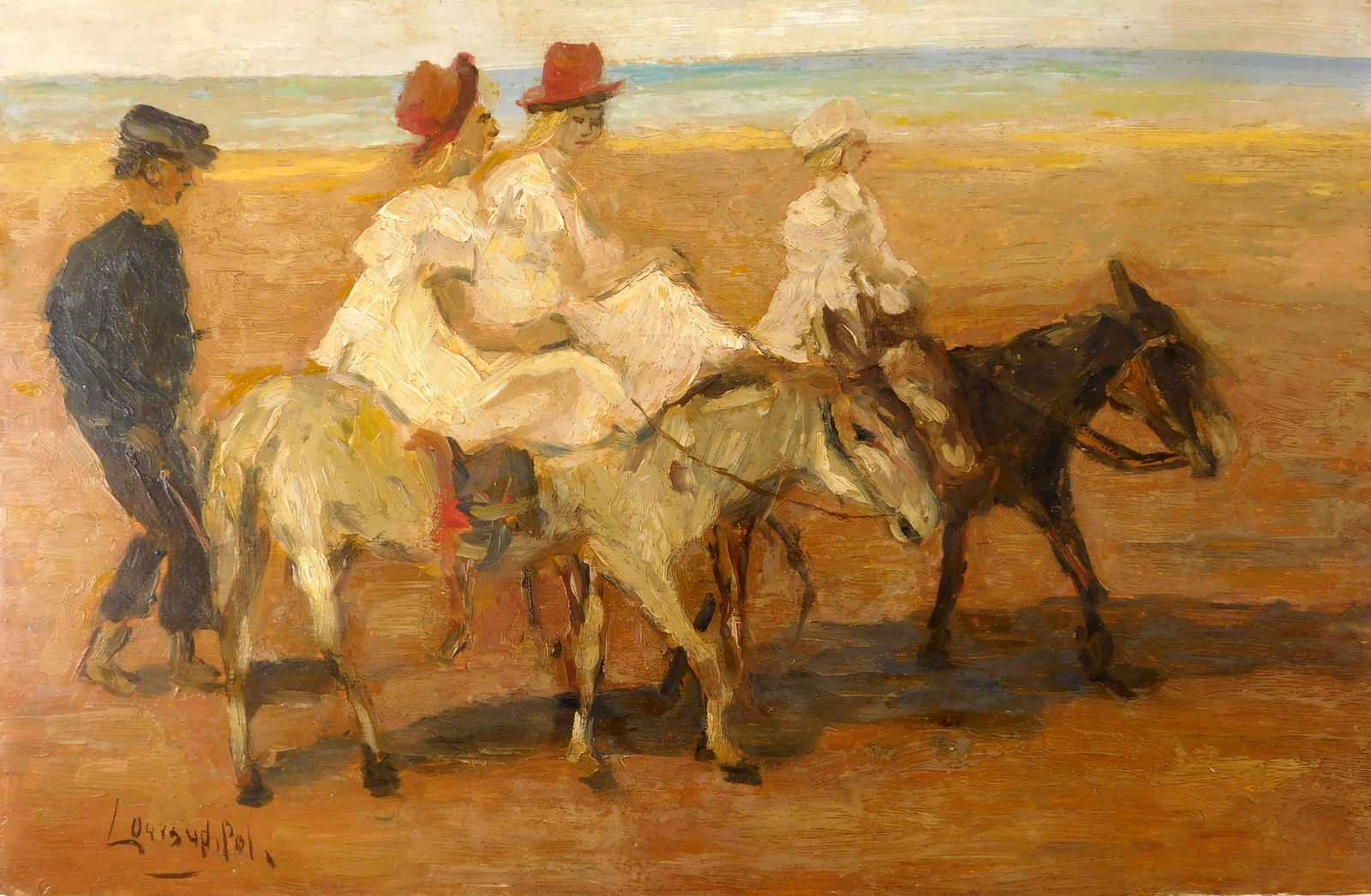 Louis van der Pol (Dutch, 1896 - 1982) oil on wood (1 of 3)