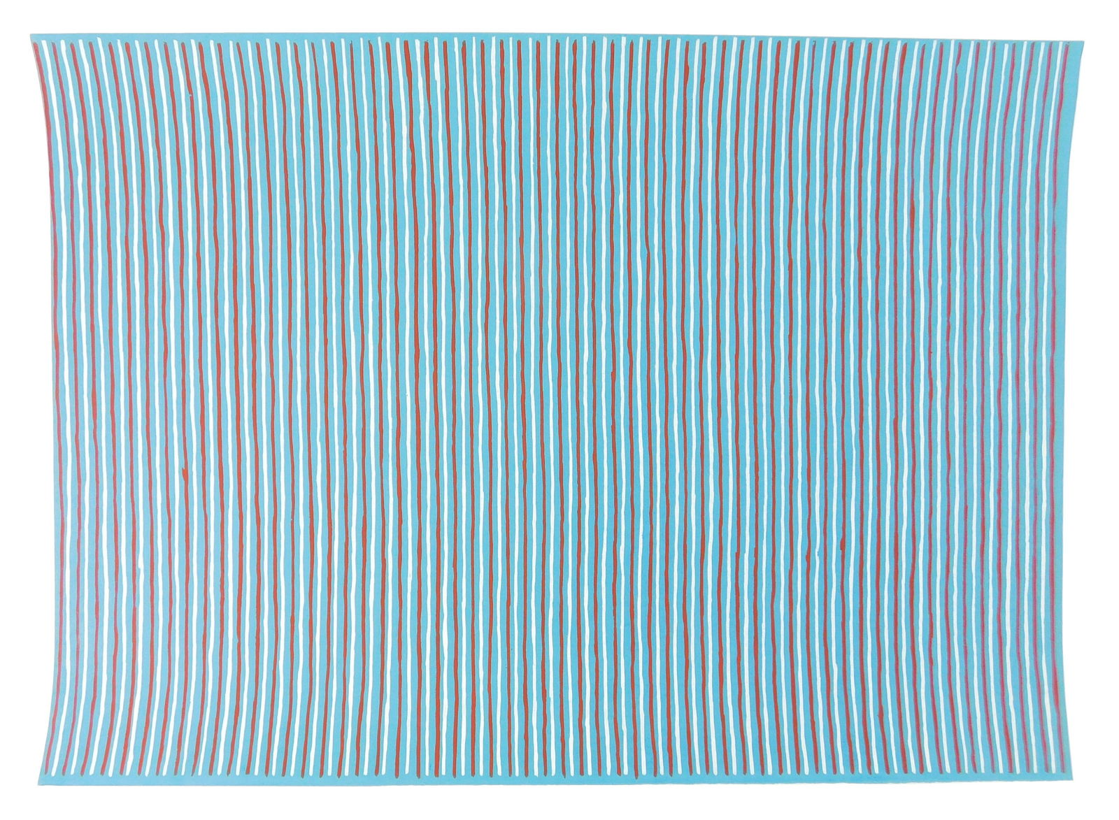 Gene Davis (American, 1920-1985), "Sonata", silkscreen, (1 of 6)