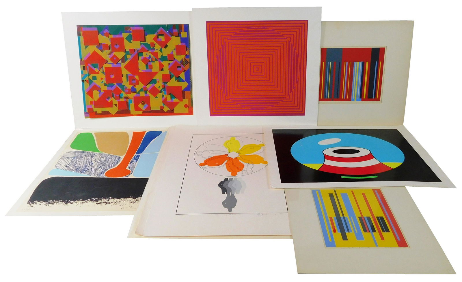 A group of ten contemporary silkscreens and prints by (1 of 3)