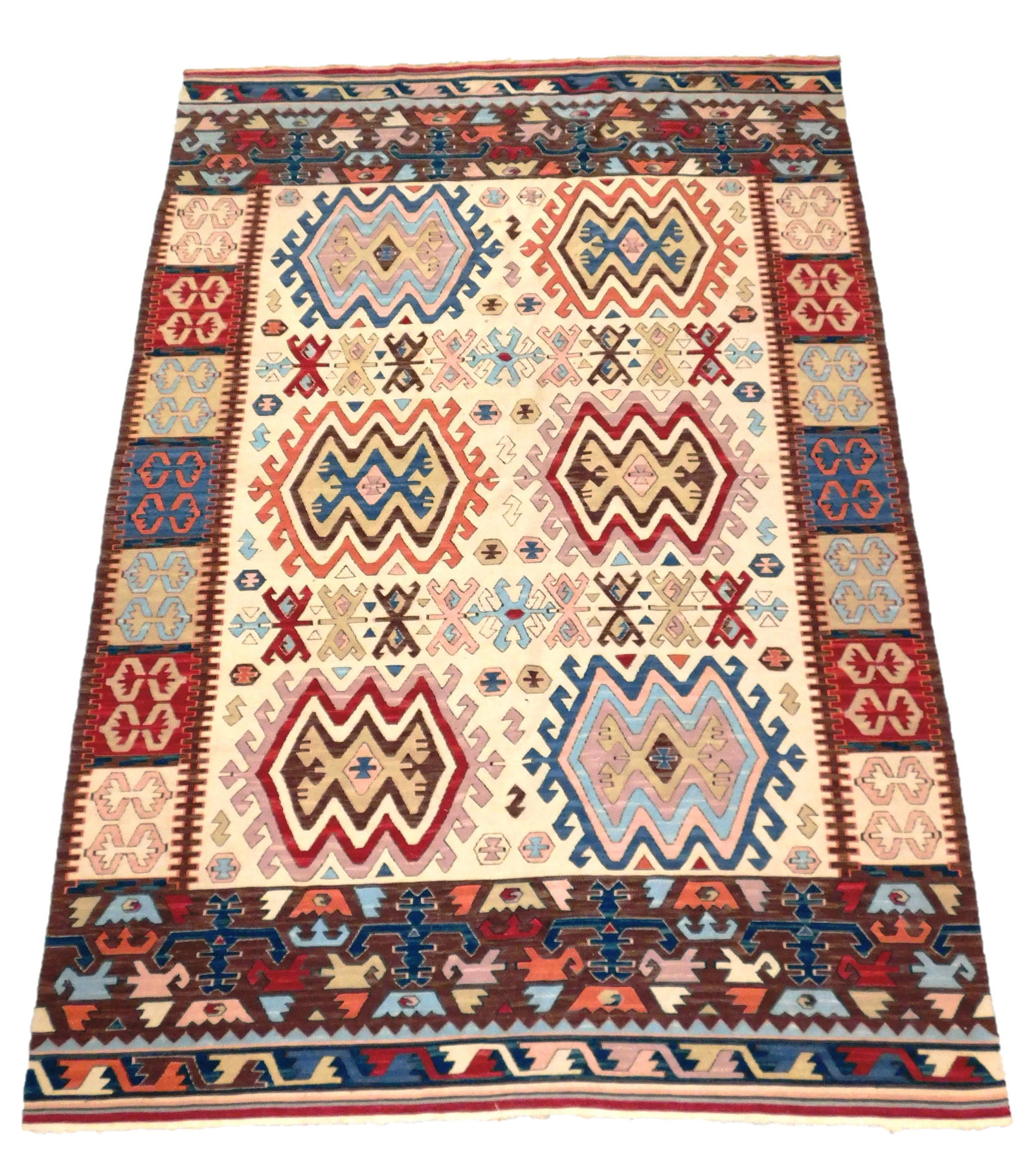 RUG: Modern tribal, Persian style, 8'7" x 5'9" (1 of 4)