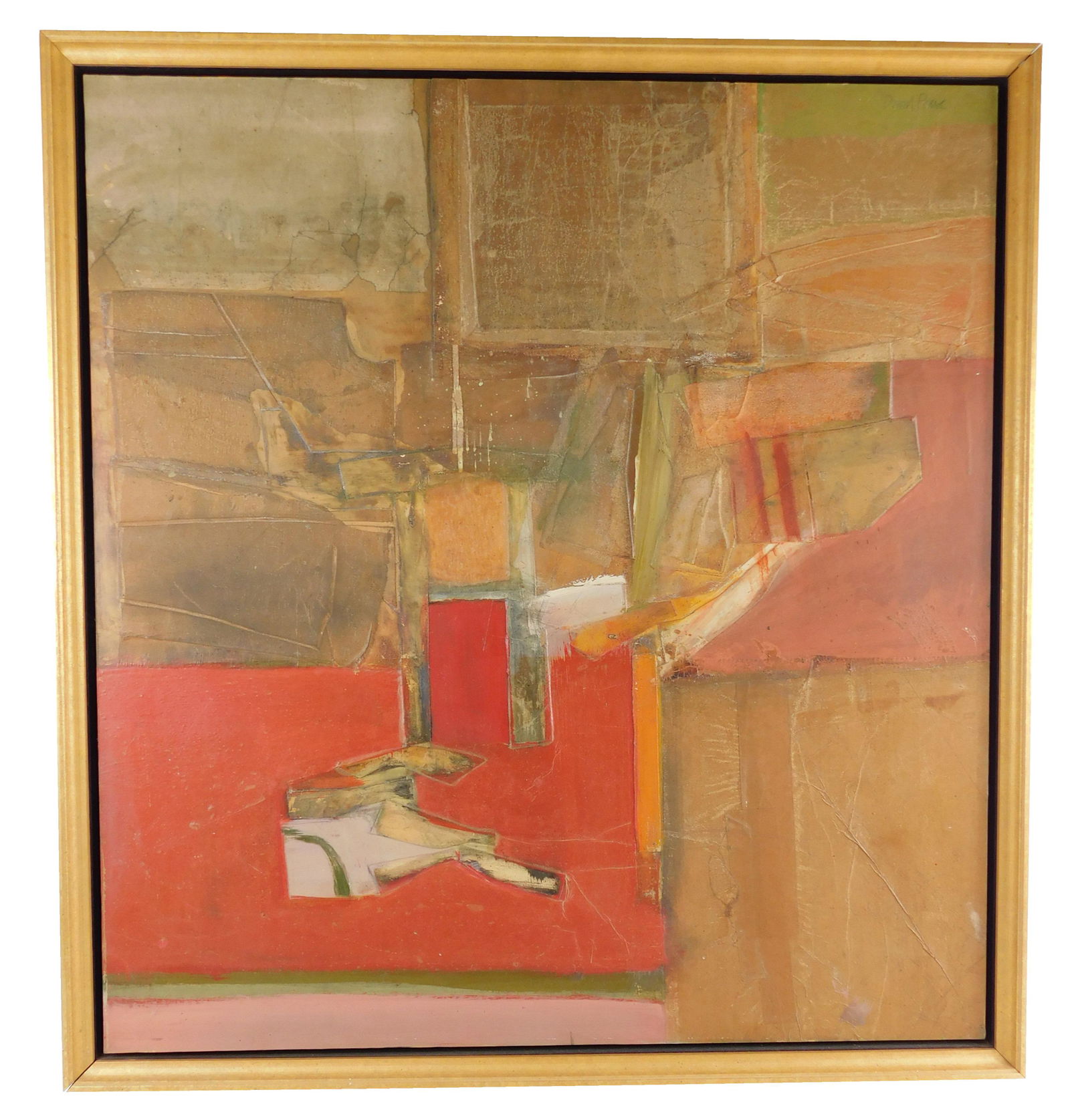 David Pease (Connecticut, b. 1932), mixed media on (1 of 3)