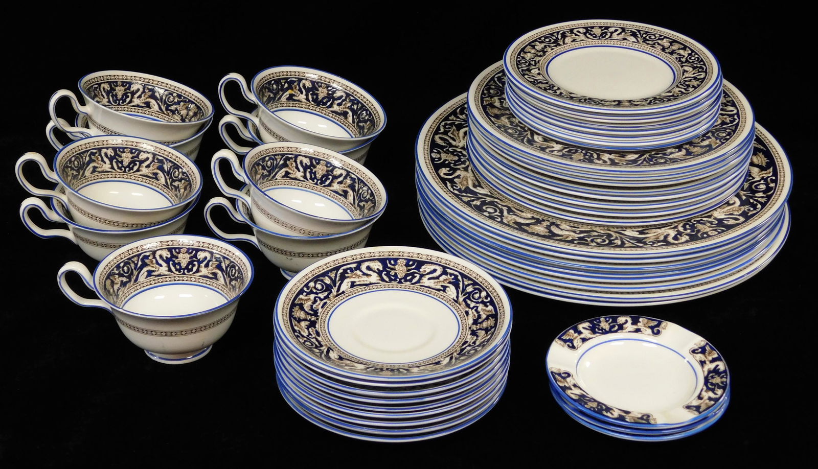 CHINA: Wedgwood "Florentine (W1956)" partial dinner (1 of 7)